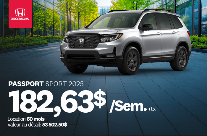 Bannière de Promotion Passport Sport 2025